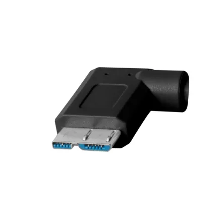 Tether Cables and Acc Tether Tools USB 3.0 to Micro B Right Angle Black (4.6m) CU61RT15-BLK 3 ~item/2024/9/30/tether_tools_usb_3_0_to_micro_b_right_angle_black_3