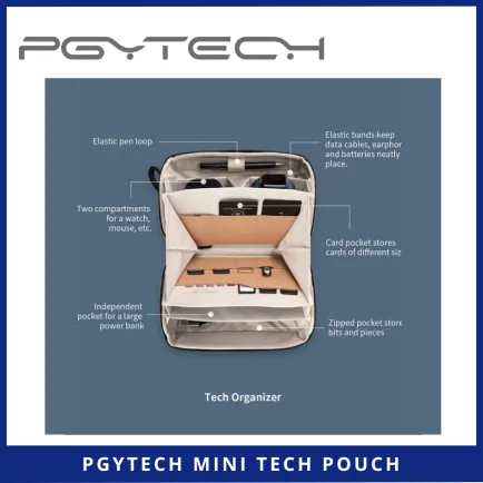 Pouch PGYTECH Mini Tech Pouch Waterproof Organizer Bag Tech Organizer 2 ~item/2025/5/17/pgytech_mini_tch_pouch_2