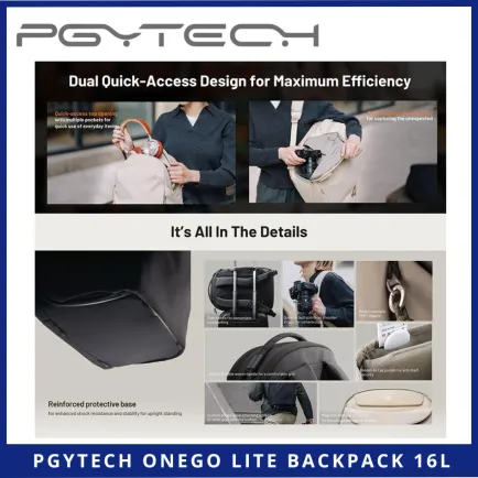 Backpacks PGYTECH OneGo Lite Backpack 16L Tas Kamera Pgytech One Go LITE 7 ~item/2025/5/17/pgytech_onego_lite_backpack_16l_7