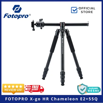 Tripod dan Monopod FOTOPRO X-go HR Chameleon E2 + 55Q Tripod Fotopro XGO HR 1 ~item/2025/6/14/fotopro_xgo_hr_chameleon_e2_1