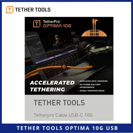 Tether Cables and Acc Tether Tools Optima 10G USB C to USB C Straight to Right Angle 4,6m CUC15RTG2-ORG 3 ~item/2025/6/2/optima_usb_c_to_usb_c_straight_to_right_angle_46m__01