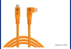 Tether Cables and Acc Tether Tools Optima 10G USB C to USB C Straight to Right Angle 4,6m CUC15RTG2-ORG 2 ~item/2025/6/2/optima_usb_c_to_usb_c_straight_to_right_angle_46m__05