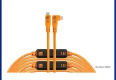 Tether Cables and Acc Tether Tools Optima 10G USB C to USB C Straight to Right Angle 9,4m CUC31RTG2-ORG 1 ~item/2025/6/2/optima_usb_c_to_usb_c_straight_to_right_angle_94m__5