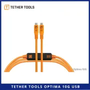 Tether Cables and Acc Tether Tools Optima 10G USB C to USB C Straight to Straight Orange 4,6m CUC15G2-ORG