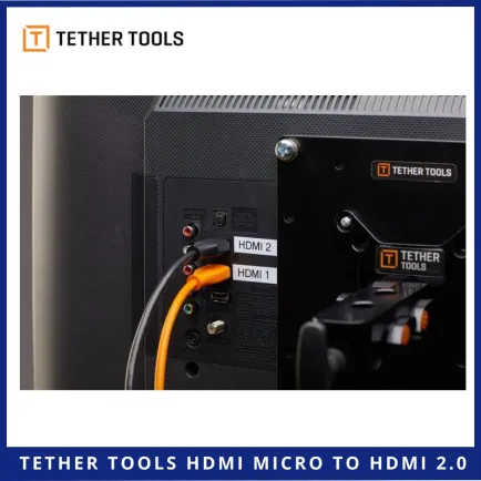 Tether Cables and Acc Tether Tools HDMI Micro to HDMI 2.0 Orange 4.6m - Kabel TetherPro H2D15-ORG 3 ~item/2025/6/7/hdmi_micro_to_hdmi_2_0__3