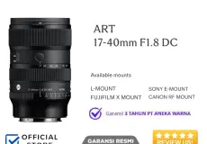 Lensa SIGMA 17-40MM F1.8 Lensa Kamera Mirrorless APSC - Garansi Resmi 5 ~item/2025/8/14/sigma_1740mm_f18_5